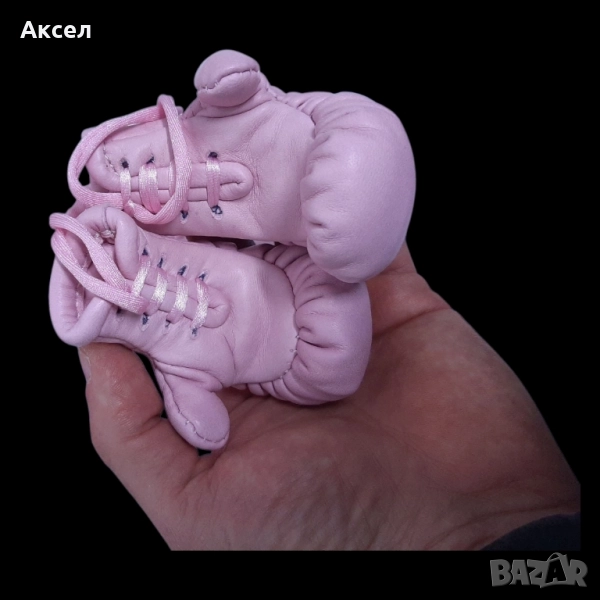 Розови мини боксови ръкавици., снимка 1