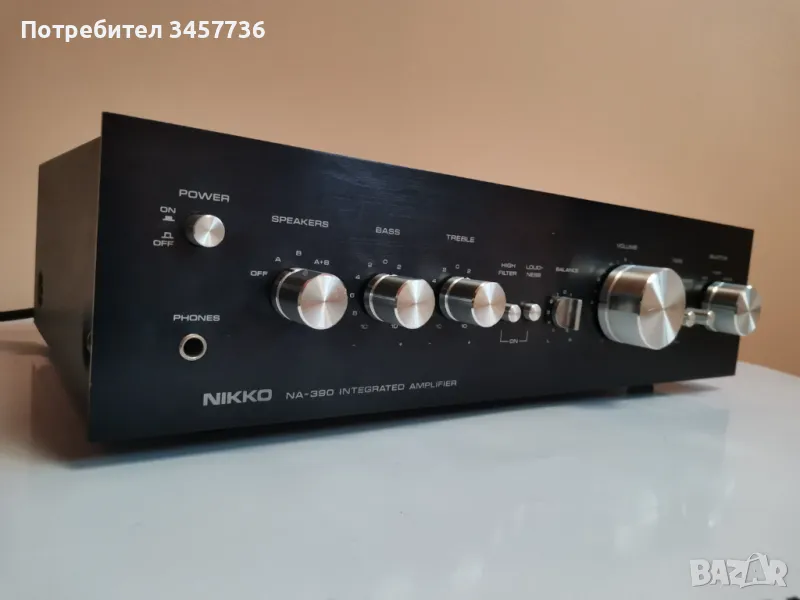 Винтидж Японски Стерео Усилвател NIKKO NA-390, снимка 1