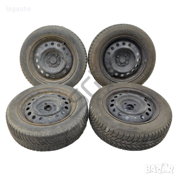 Стоманени джанти 4x100 с гуми R15 Toyota Corolla 2001-2006 ID:110171, снимка 1