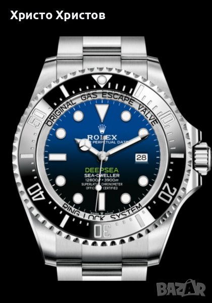 Мъжки луксозен часовник Rolex Deepsea , снимка 1