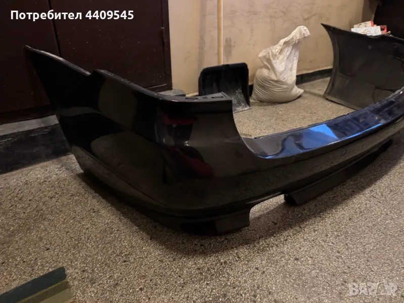 Оригинална Задна броня за BMW E61 тъмно син, снимка 1