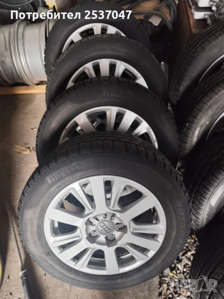 4бр гуми PIRELLI с джанти за AUDI 225/55R16, снимка 1