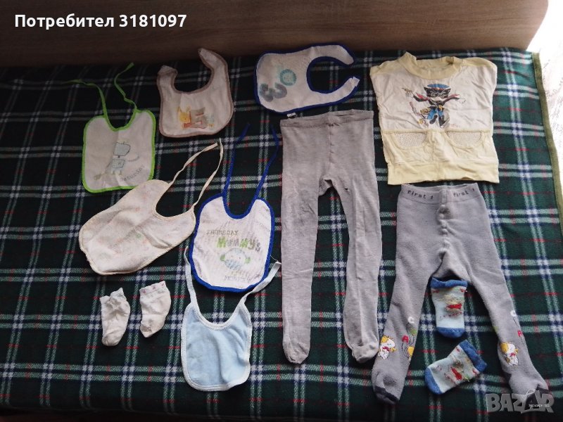Детски чорапогащи ританки , лигавници ,блуза и чорапи за 5 лв всичко, снимка 1