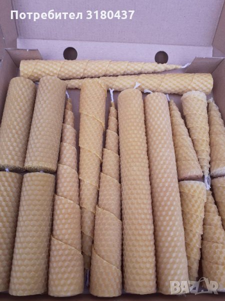 комплект навити восъчни свещи, 15бр, снимка 1