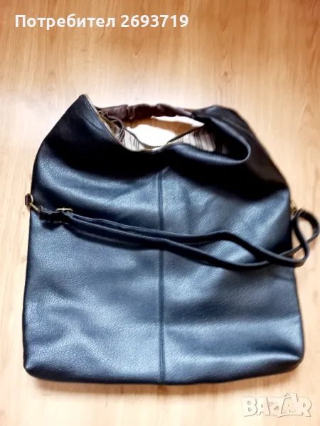 Черна голяма чанта Franceska Rossi 👜, снимка 1