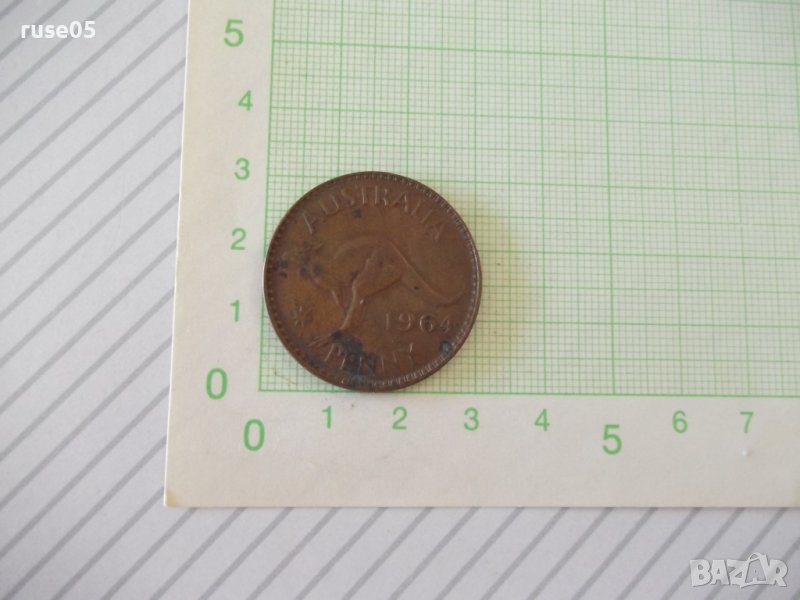Монета "PENNY - AUSTRALIA - 1964 г.", снимка 1