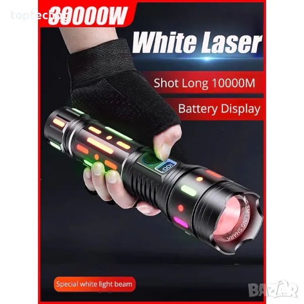 Далекобоен Акумулаторен фенер G85, снимка 1