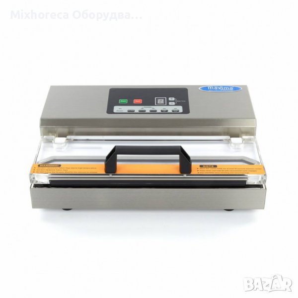 Вакуумна пакетираща машина 310мм, бързо и херметично опаковане, 0,96 mbar, прозрачен капак, снимка 1