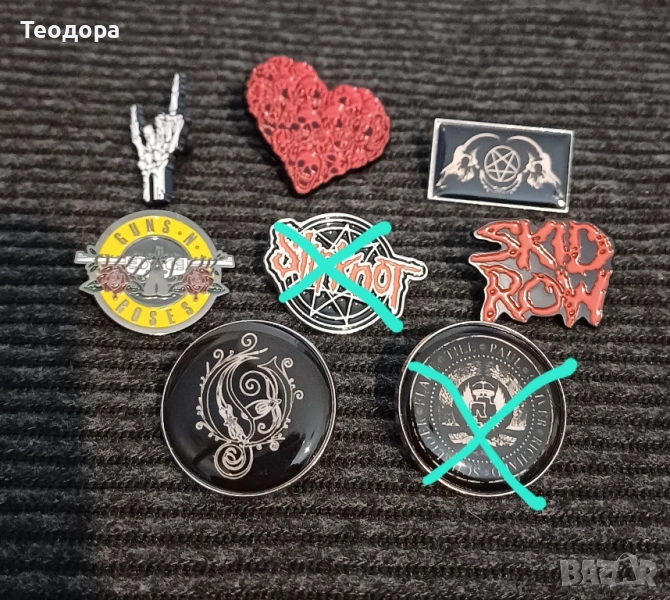Метални пинчета и значки , снимка 1