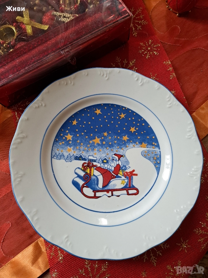 Красиви коледни чинии!, снимка 1