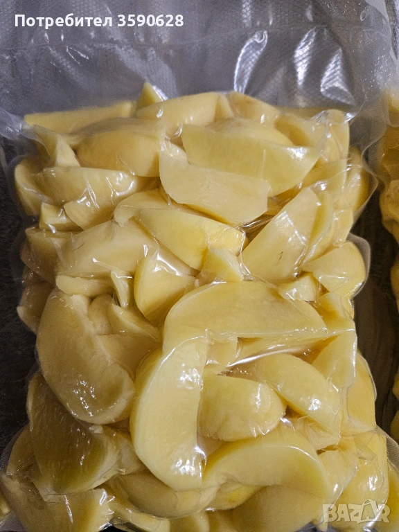 Картоф Сорая обелени и нарязани , снимка 1