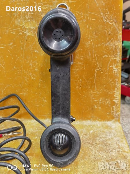 Стара активна аналогова слушалка Elmeg , снимка 1