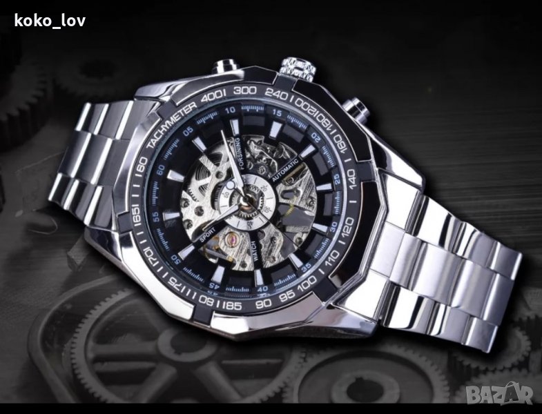 Механичен мъжки часовник Skeleton Watches, снимка 1