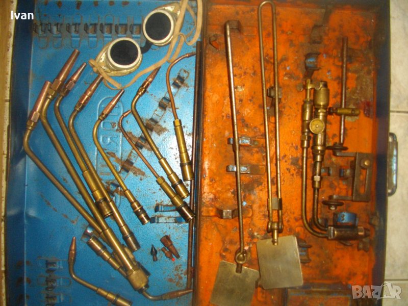 Оксиженен Резак Горелка Профи Немски Комплект 20 Части Горелки/Дюзи/Куфар-HORNING, снимка 1