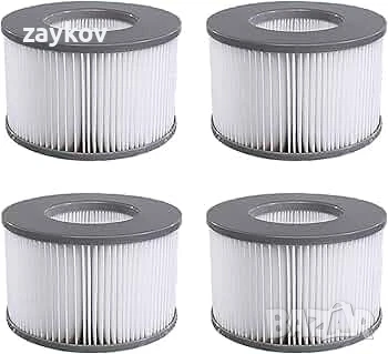 Резервен филтър Mscomft за MSPA Whirlpoal, резервен филтърен патрон, воден филтър 4 БРОЯ, снимка 1