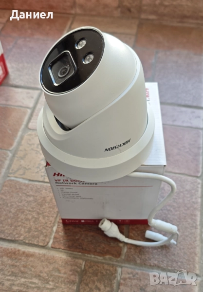 8MP IP камера с микрофон Hikvision Acusense DS-2CD2386G2-IU, снимка 1