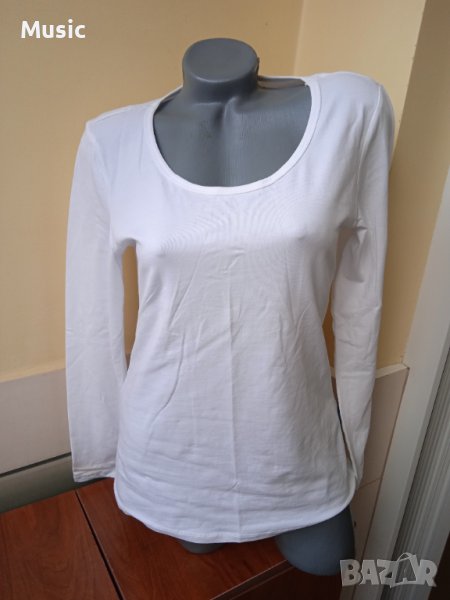 Fishbone - Нова бяла блуза с дълъг ръкав, снимка 1
