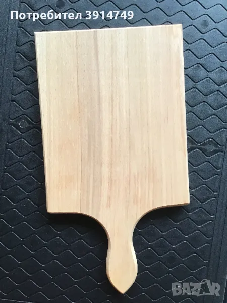 Дъска кухненска - рязане, сервиране; естествено дърво /дъб; дебела,  здрава, чудесна изработка, НОВА, снимка 1