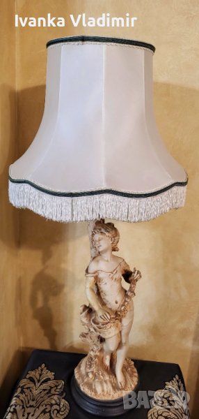 Антикварена френска лампа , снимка 1