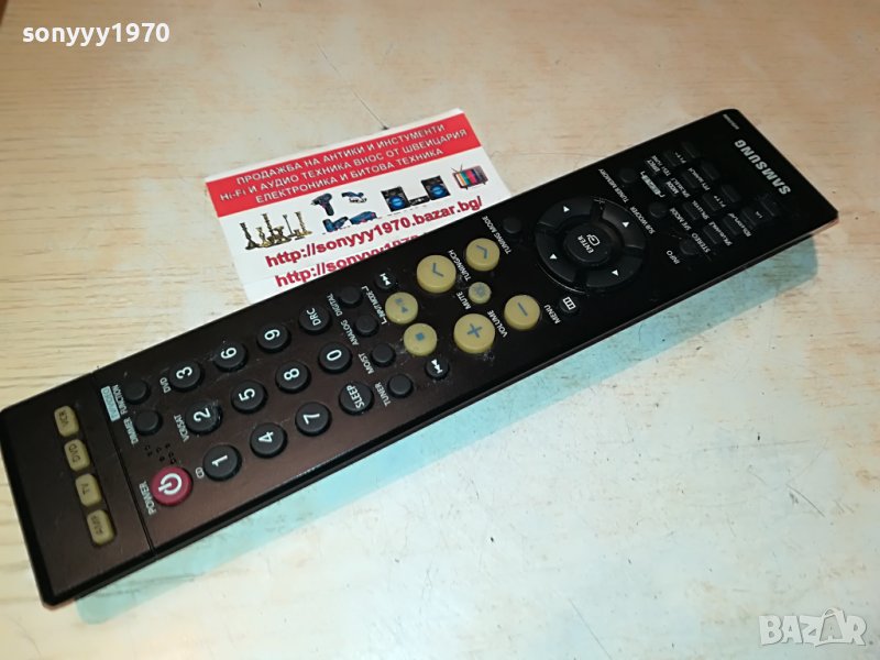 SAMSUNG AH59-01644V AMP TV DVD VCR REMOTE 1006221248, снимка 1