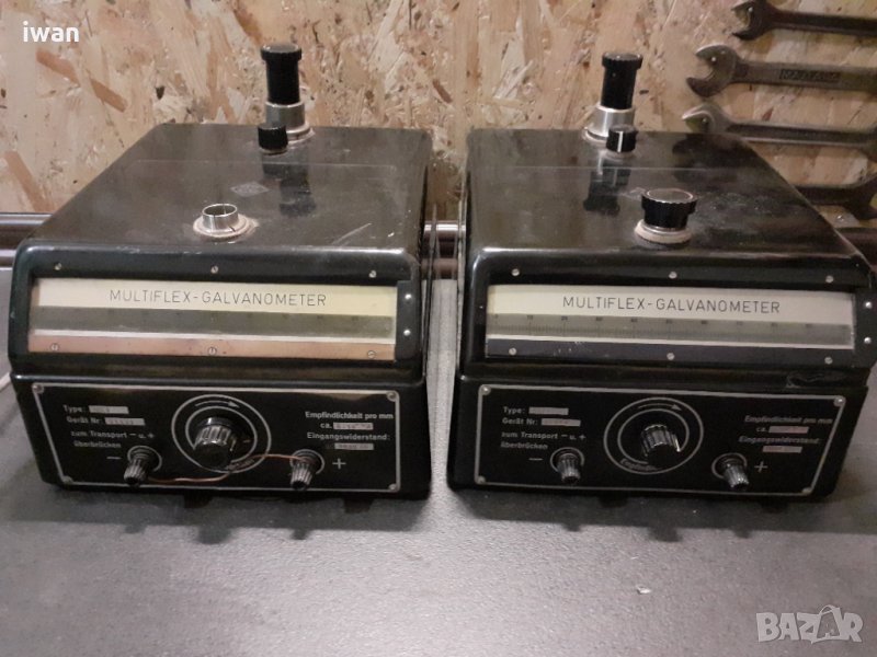 Multiflex-Galvanometer,галванометър,ретро апарат, снимка 1