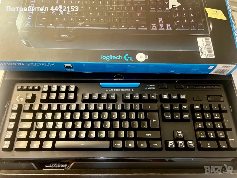 Logitech G910 Orion Spectrum в гаранция, снимка 1