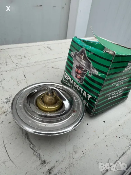 НОВ РУСКИ ТЕРМОСТАТ ГАЗ 53 Т118-1306100-01, снимка 1