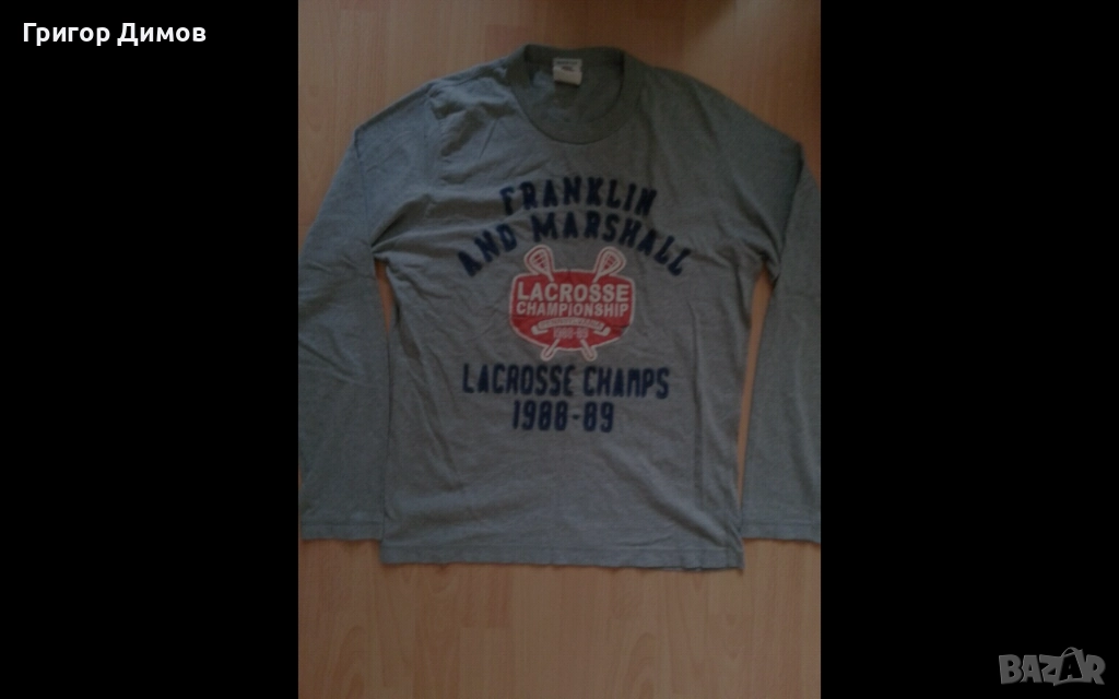 Тениска с дълъг ръкав Franklin and Marshall, снимка 1