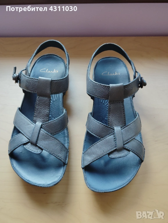 Clarks сандали естествена кожа 41 номер, снимка 1