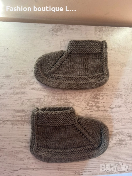Плетени вълнени дамски терлици 37/38 номер ❤️, снимка 1