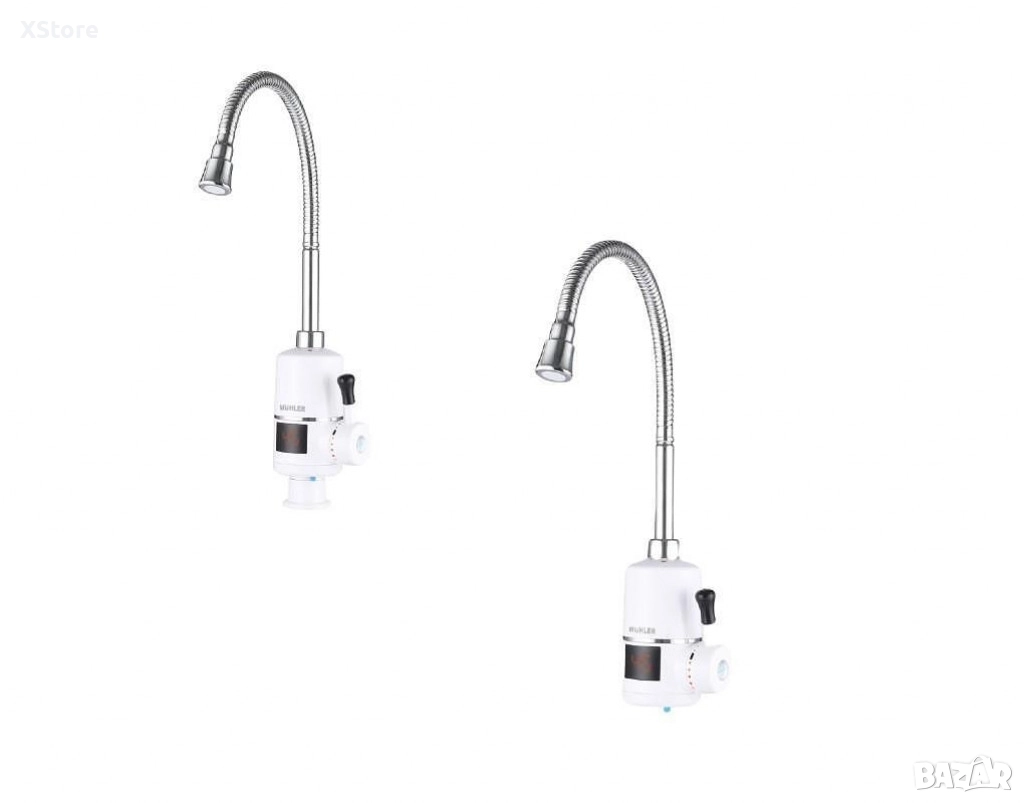 Електрически водонагревател - 3600 W, за стена или плот, гъвкав струйник, снимка 1