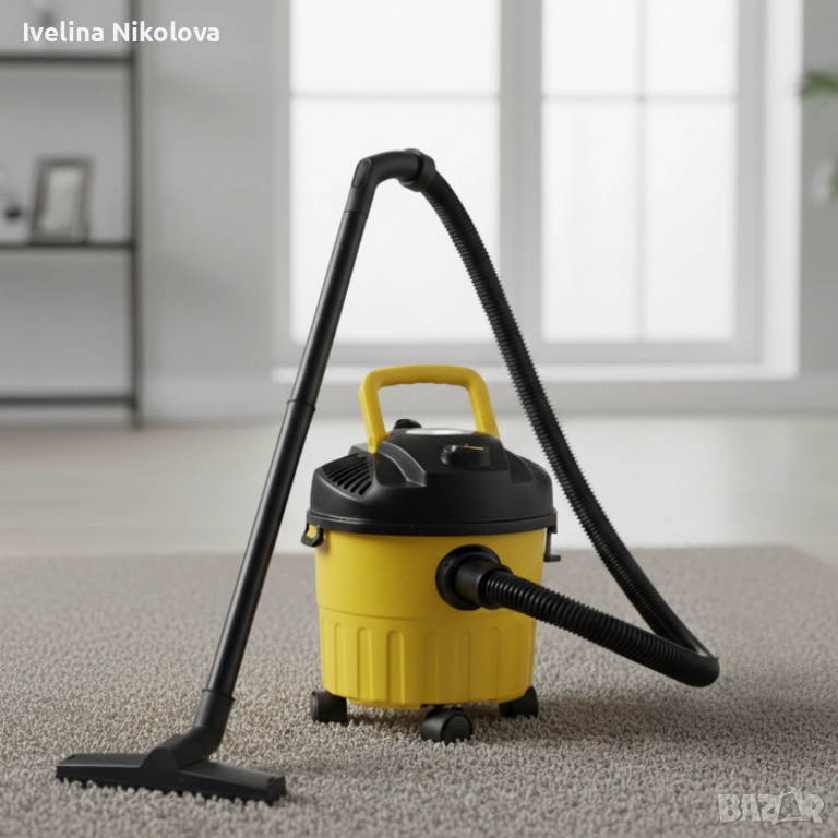 Мощна прахосмукачка за сухо и мокро почистване с 10L контейнер, снимка 1