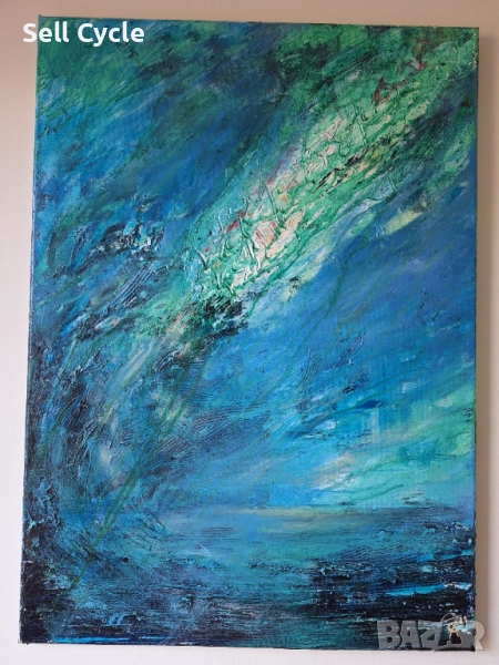 ✅КАРТИНА МАСЛО - ПСАЛМИ - 50/70 СМ.❗, снимка 1