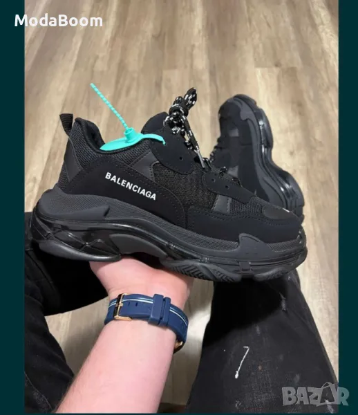 Balenciaga черни мъжки маратонки , снимка 1