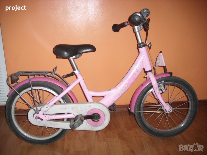 PUKY 16 "АЛУМИНИЕВ детски  (велосипед,колело) с помощни колела.Промо цена, снимка 1