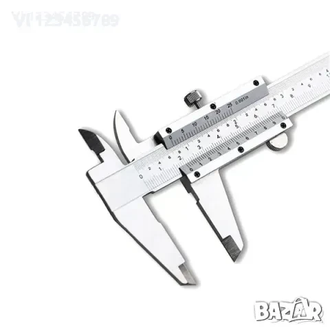 Класически стоманен шублер с нониус, 300 /0,01 mm, снимка 1