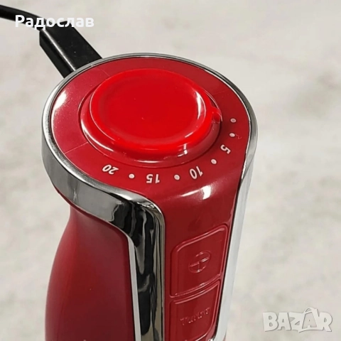 Ръчен пасатор Royalty Line RL-ESTM800, 800W с неръждаема стомана и регулатор на скоростта., снимка 3 - Чопъри и пасатори - 51692494