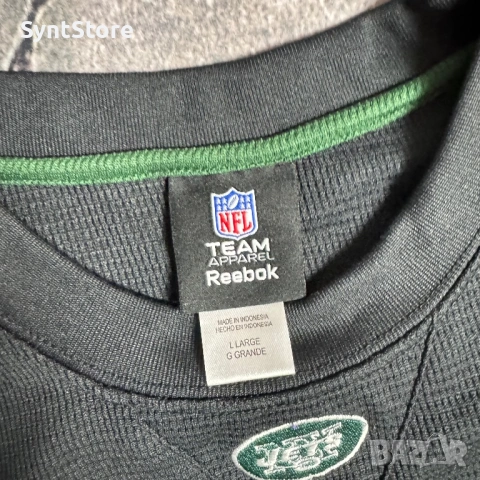 Оригинална блуза Reebok NFL – New York Jets (Размер L), снимка 3 - Спортни дрехи, екипи - 53358152
