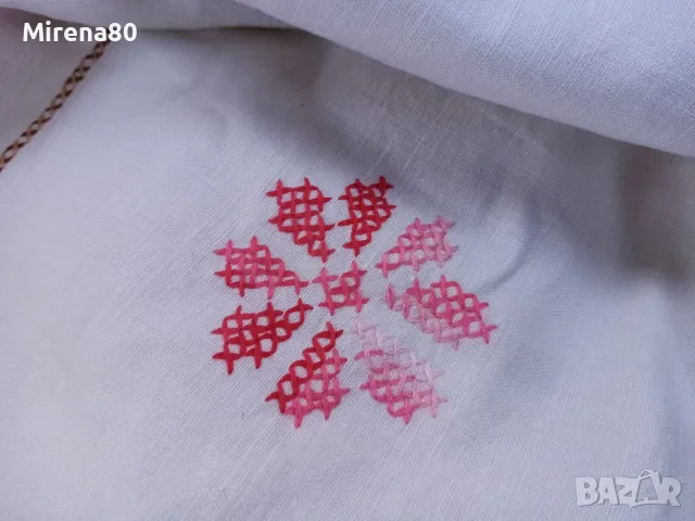 Ретро покривка 140/140 - нова !, снимка 3 - Покривки за маси - 56402928