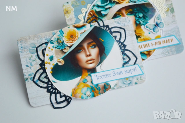 Магнити за осми март-100% ръчна изработка и дизайн, снимка 10 - Картини - 53060465