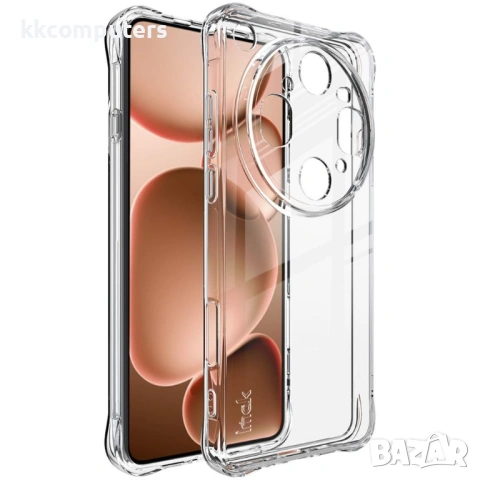 IMAK Прозрачен Калъф за Oppo Find X9 Ultra 5G - TPU, Airbag, Отвор за ремък, Прозрачен