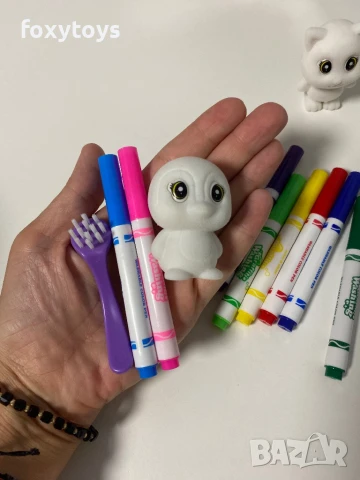 Комплект за оцветяване - 3 в 1 - фигури, куфарче, флумастери, снимка 10 - Образователни игри - 51187721