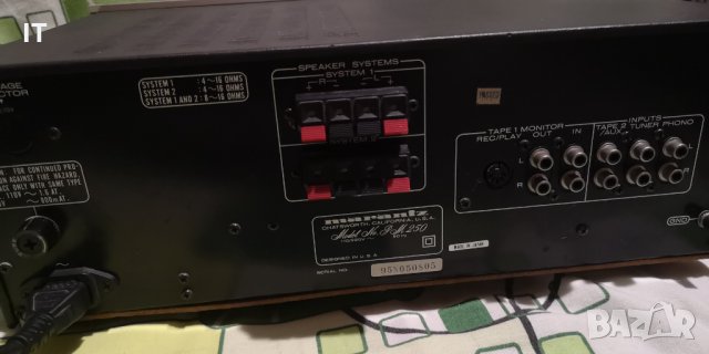 Усилвател Marantz pm 250, снимка 5 - Ресийвъри, усилватели, смесителни пултове - 35295660