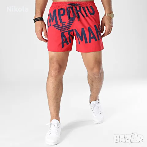 Оригинални плувни шорти Emporio Armani,S, M и XXL, снимка 3 - Бански - 49909089