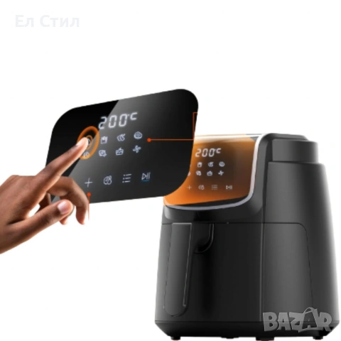 Фритюрник с горещ въздух Midea InnerChef Crispy – MF-CN40C2, снимка 5 - Фритюрници - 53879871