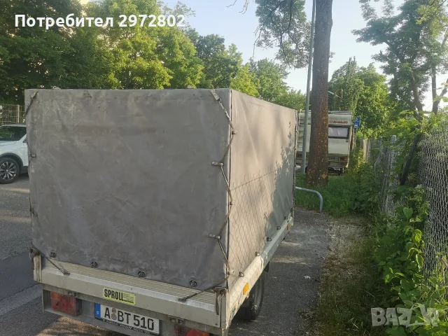 автомобилно ремарке с брезент, снимка 4 - Ремаркета - 55976508