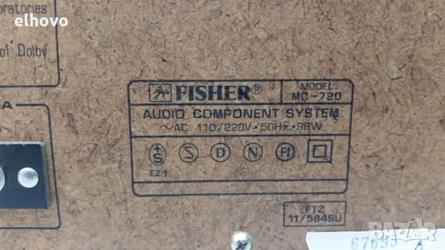 Аудио система Fisher MC-720, снимка 10 - Аудиосистеми - 30334127