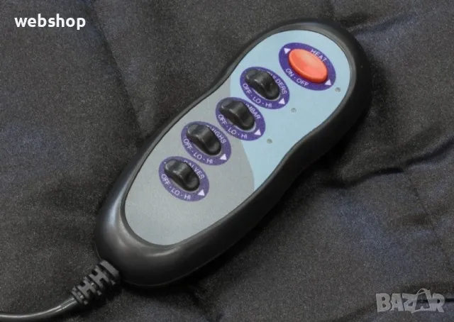 Масажиращ матрак с 9 масажни глави за релаксация и цялостен масаж на тялото, снимка 11 - Масажори - 48399303