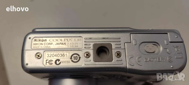 Фотоапарат Nikon Coolpix L10, снимка 6 - Фотоапарати - 50889603