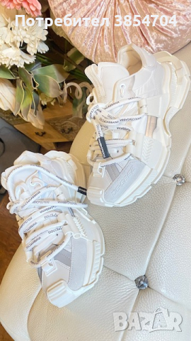 сникърси Долче и Габана 37*D&G Colour Block Lace-Up Sneakers, снимка 14 - Маратонки - 44919051